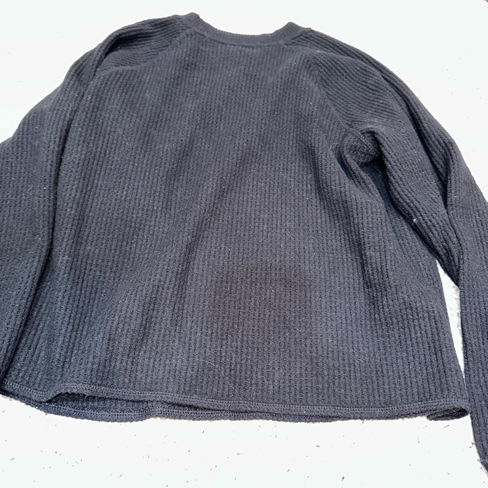 Old Navy Black Button-Front Henley Top, Size S NWT - Picture 5 of 5